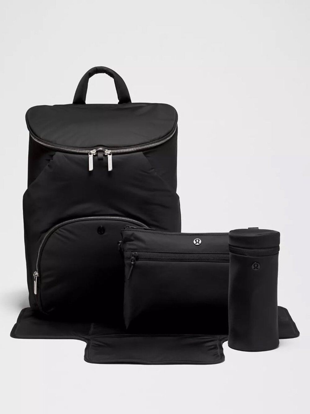 Lululemon New Parent Backpack 22L Black Silver - Picture 2 of 4